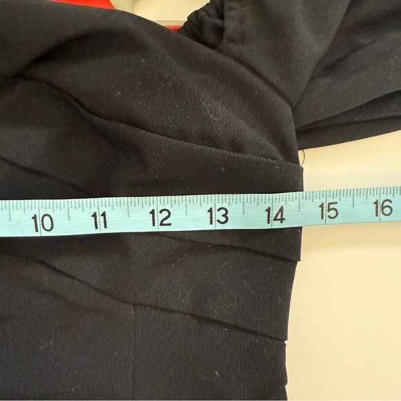 Abercrombie & Fitch Black Long Sleeve Lightweight Mini Dress Size Small - Picture 8 of 9